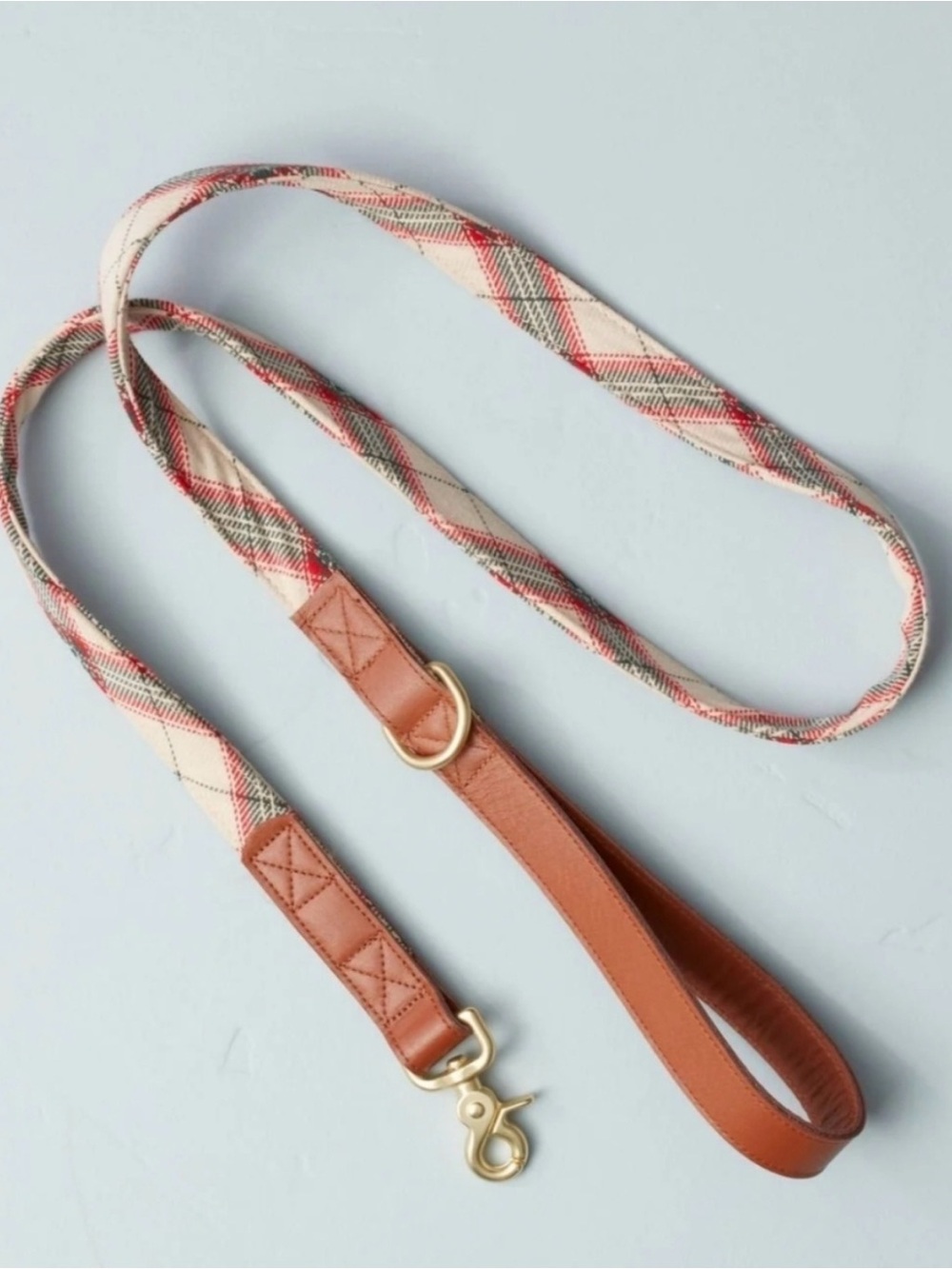 Hearth & Hand with Magnolia Plaid Dog Pet Leash 6ft Long